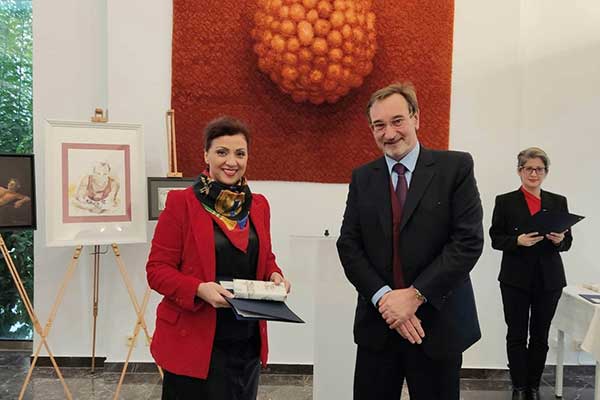 Ο Πρέσβης κ. Jakub Karfík και η κα Πατσουράκη